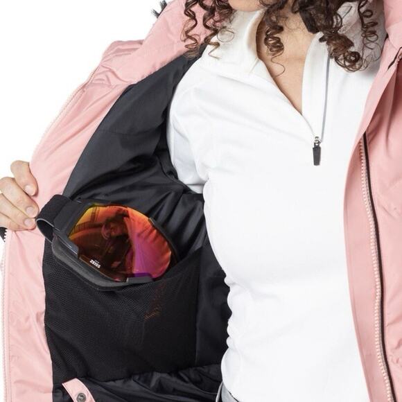 Rossignol Jacket Size XS Womens Cooper Pink Staci Pearly Full Zip Black $350 - Picture 16 of 16